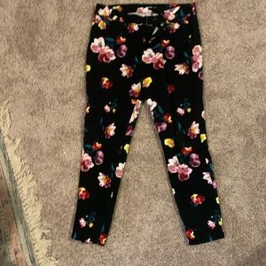 Old Navy Floral Pixie Pants